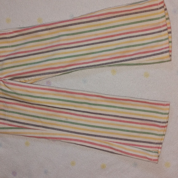 Vtg rainbow stripe kids pants - Picture 3 of 8